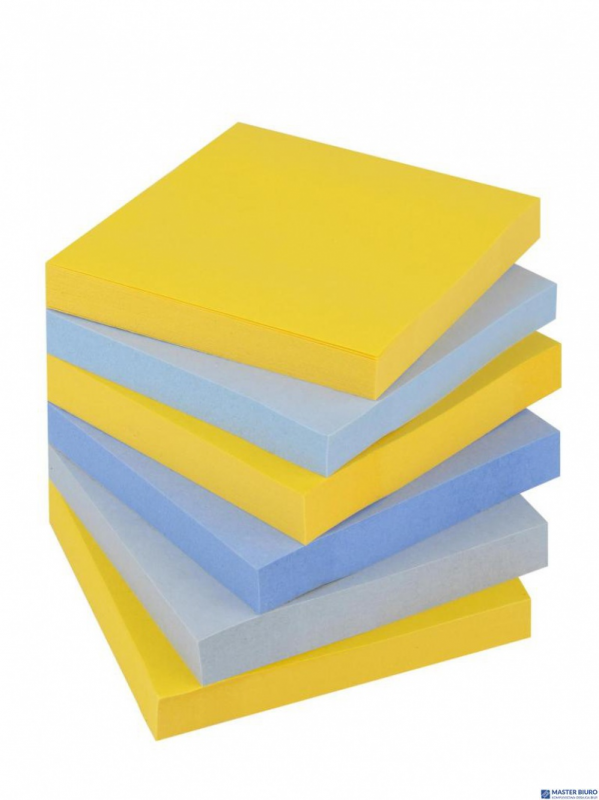Bloczek samoprzylepny POST-IT_ Super Sticky (654-6SS-NY), 76x76mm, 6x90 kart., new york