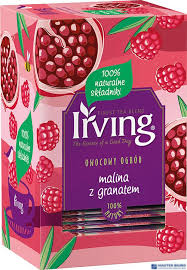 Herbata IRVING malina granat 20t biała