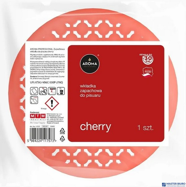 AROMA PROFESSIONAL wkładka do pisuaru bez włosków CHERRY 1 sztuka