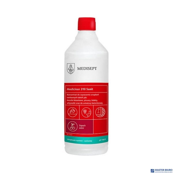 MEDICLEAN 310 Sanit Koncentrat do czyszczenia powierzchni sanitarnych 1l