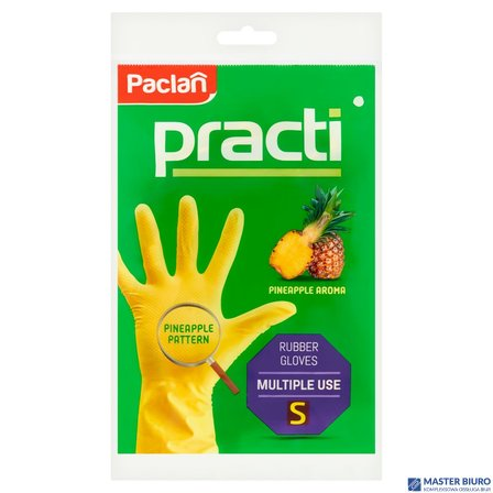 PACLAN  Rękawice gumowe  S żółte  00001