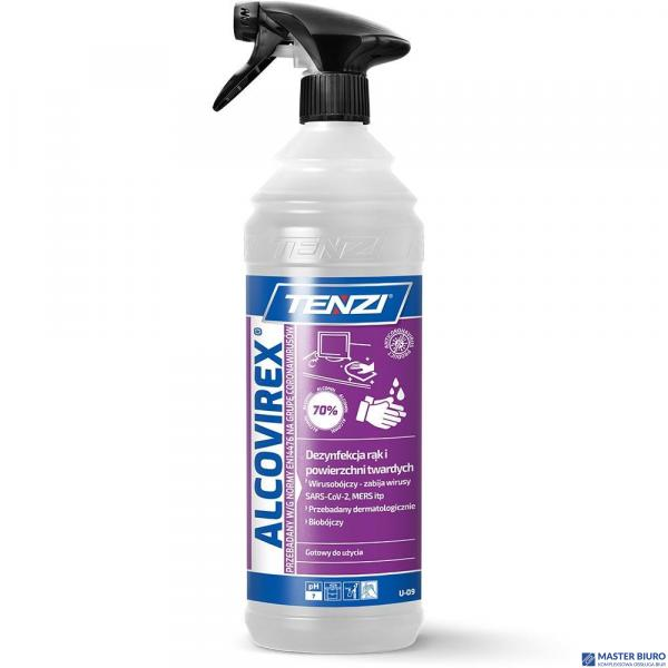 Tenzi Alcovirex spray do dezynfekcji rąk i powierzchni 1L (20266) płyn