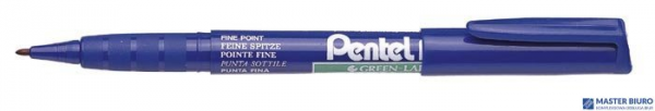 Marker z okrągłą fibrową końcówką niebieski NMS50-C PENTEL