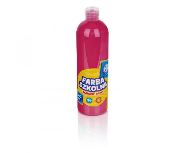 Farba szkolna Astra 500 ml - różowa, 301109003