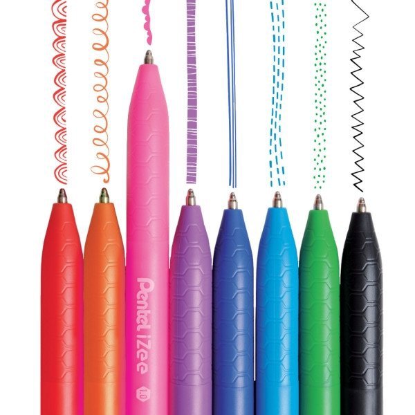 Długopis 0,7mm iZee czerwony BX467-B PENTEL