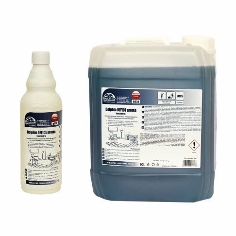 DOLPHIN Office Aroma 1L - Środek na bazie alkoholu o trwałym zapachu do mycia powierzchni zmywalnych D 330/1