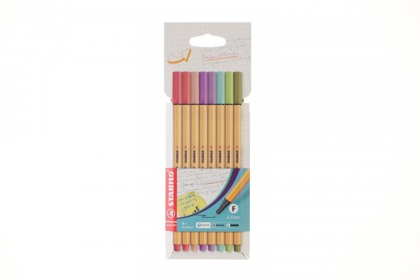 Cienkopis POINT 88 Pastel ETUI 8szt. 88/8-04 STABILO