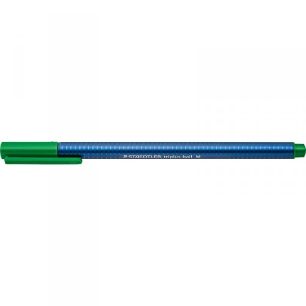 Długopis triplus ball, M, zielony, Staedtler S 437 M-5