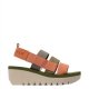 Sandały Fly London YERE 847 Army Green/Multicolor/Army Green Cupido/Elastic P144847009