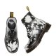 Buty Dr. Martens 1460 PASCAL FLORAL SHADOW LEATHER Black + White Backhand 30862009