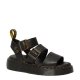 Sandały Dr. Martens GRYPHON QUAD PLATFORM Black Pisa 25720001