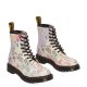 Buty Dr. Martens 1460 FLORAL MASH UP Parchment Beige Backhand 30791292