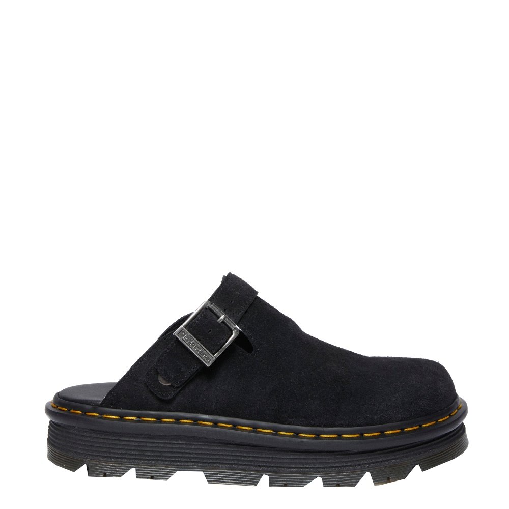 Klapki Dr. Martens ZEBZAG MULE Black EH Suede 31657001
