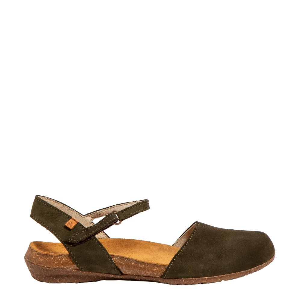 Sandały El Naturalista N412 WAKATAUA Nobuck Lavado Kaki