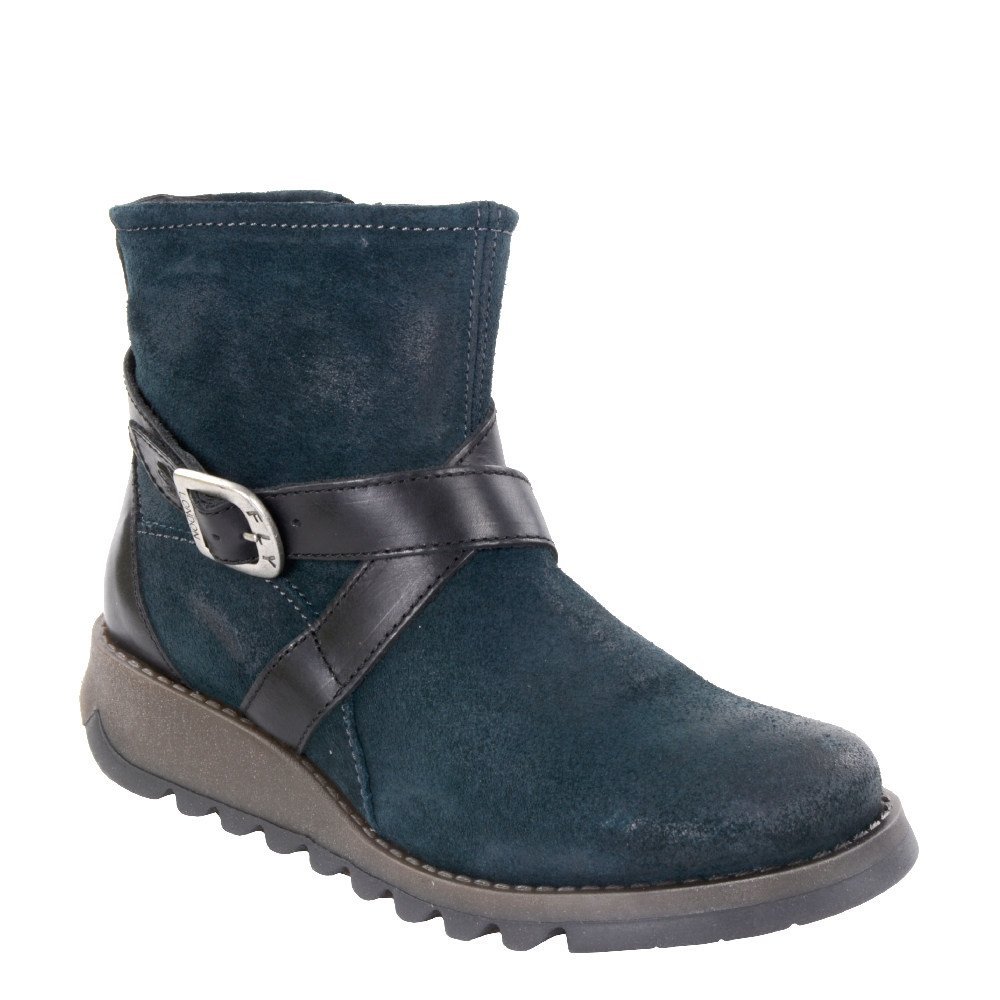 Botki Fly London SAKE Dark Petrol Black Pampa Rug P142418027