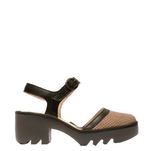 Sandały Fly London TEYO 583 Taupe/Khaki Cupido/Mousse P501583001