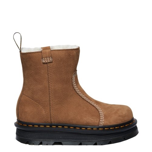 Buty Dr. Martens Zebzag Rigger WL Desert Brown Milled Nubuck WP 42023200 Ocieplane