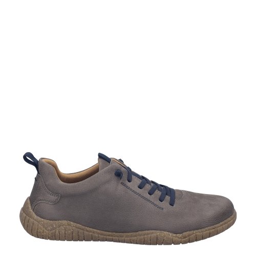 Półbuty Barefoot  męskie Josef Seibel Wallace 04 skórzane szary  20704 TE869 780