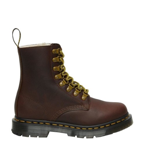 Buty Dr. Martens 1460 PASCAL WINTERGRIP Dark Brown Snowplow WP 27007201 Ocieplane