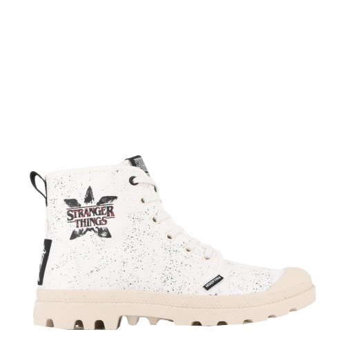 Stranger Things Buty Palladium PAMPA DEMODOG biały 74497-180