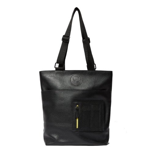 Torba Dr. Martens TOTE BAG Black Milled Nappa Kiev Jacquard Webbing AB031033