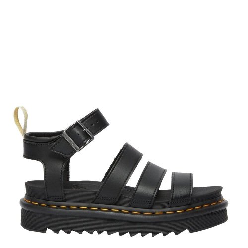 Sandały Dr. Martens VEGAN BLAIRE STRAP SANDALS Black Felix Rub Off 23806001
