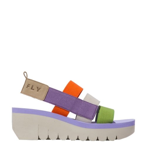 Sandały Fly London YERE 847 Multi Viola Cupido Elastic P144847004