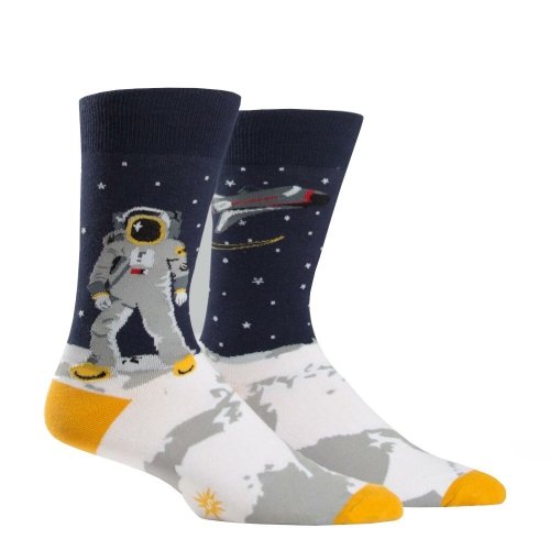 Skarpety męskie Sock It To Me One Giant Leap MEF0114