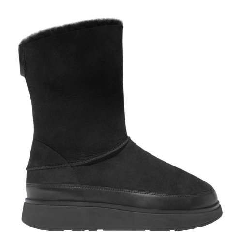 Botki Fitflop GEN-FF All Black Short Double-Faced Shearling