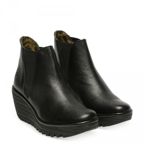 Botki Fly London YOSS Black Mousse P500431000