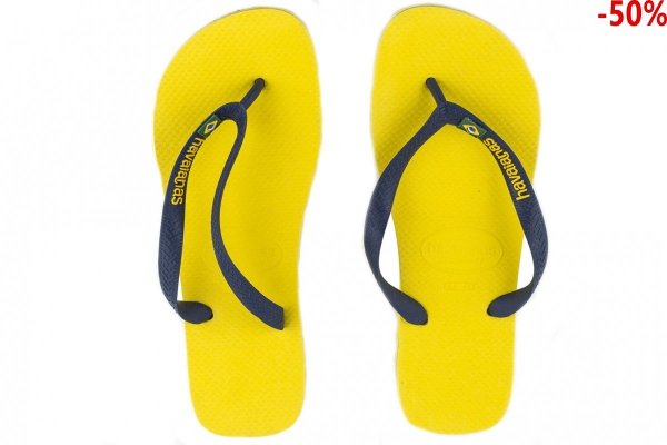 Klapki Havaianas BRASIL LOGO Yellow Citrus