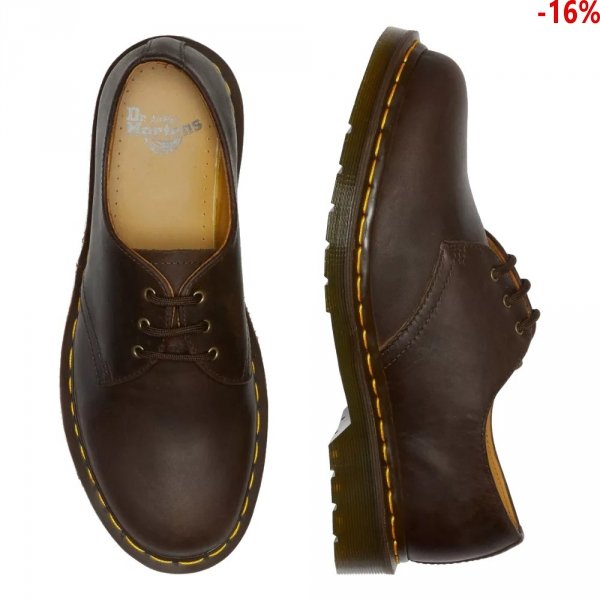 Półbuty Dr. Martens 1461 Dark Brown Crazyhorse 11838201