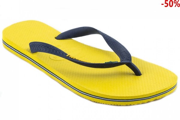 Klapki Havaianas BRASIL LOGO Yellow Citrus