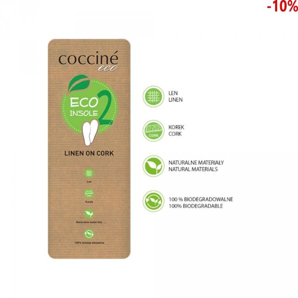 Wkładki Coccine ECO INSOLE 2 LINEN ON CORK