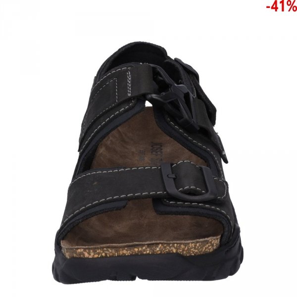 Sandały Josef Seibel JANOSCH 02 Schwarz Crazy Horse 2780266100