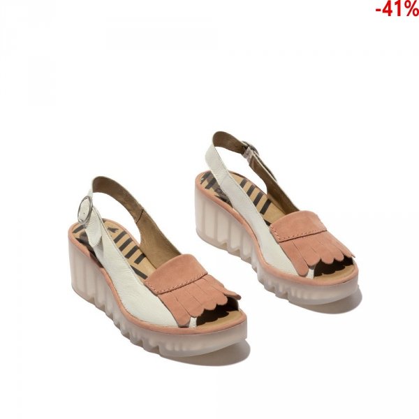 Sandały Fly London BIND 303 Offwhite Luxor/Cupido P501303002