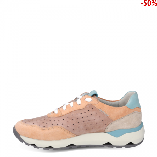 Półbuty Josef Seibel JONAH 02 Nude Multi Velour/Kombi 87802TE16022