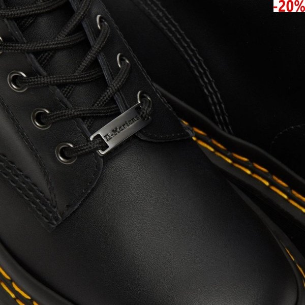 Półbuty Dr. Martens 1460 BEX Double Stitch Black Backhand 27880001