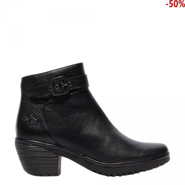 Botki Fly London WISP 342 Black Mousse P501342000