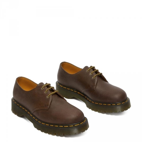 Półbuty Dr. Martens 1461 BEX Dark Brown Crazy Horse 27899201