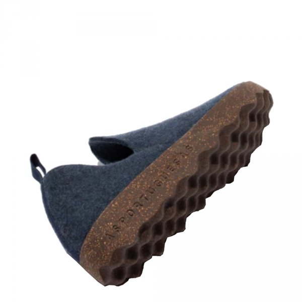 Buty Asportuguesas CITY L BlueTweed Felt P018003088
