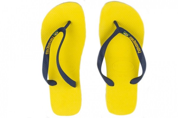 Klapki Havaianas BRASIL LOGO Yellow Citrus