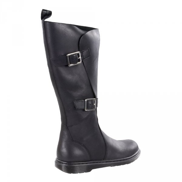 Kozaki Dr. Martens CAITE Black Noir Oily Illusion 21227001