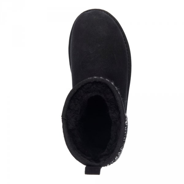 Buty Emu AUSTRALIA STINGER KNIT Flatform Black W13143 Ocieplane