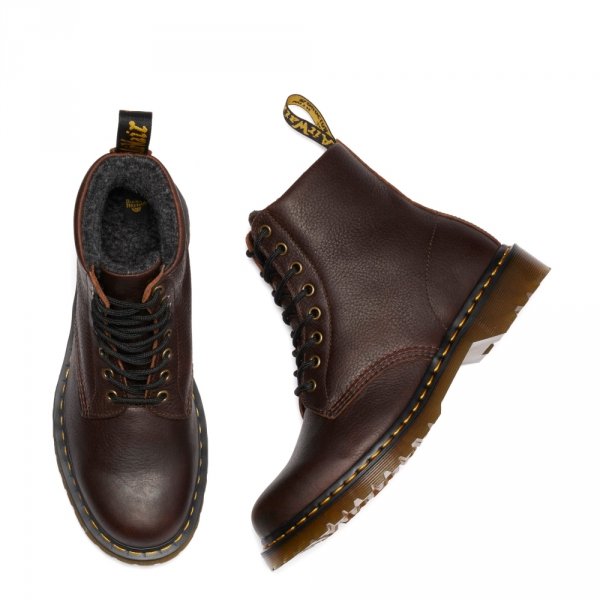 Buty Dr. Martens 1460 Pascal WL Dark Brown Grizzly 31873201