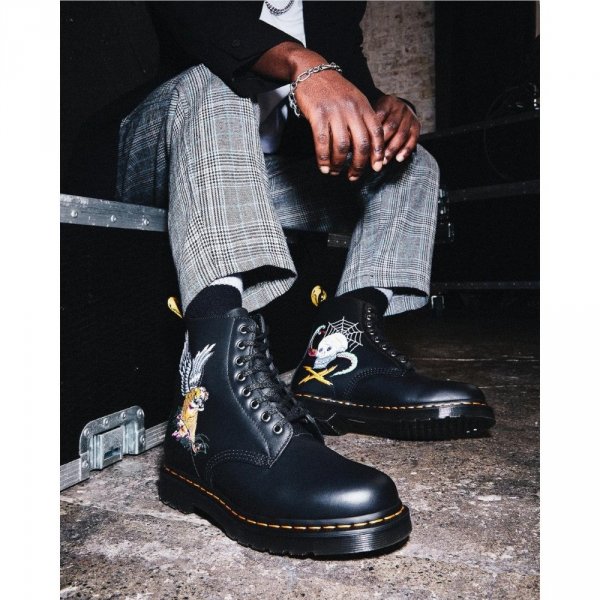 Buty Dr. Martens 1460 Souvenir Black Nappa 26929001