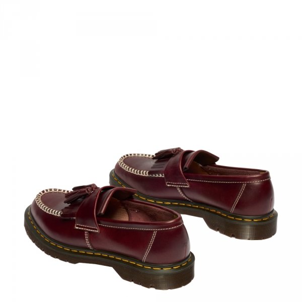 Półbuty Dr. Martens ADRIAN BEN TASSEL Cherry Red Orleans 42849600