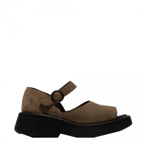 Sandały Fly London MUXI 204 Khaki Cupido P145204001