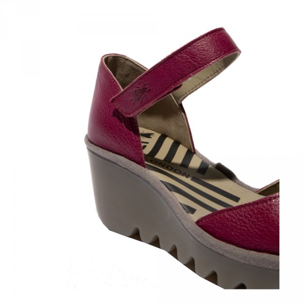 Sandały Fly London BISO 305 Berry Mousse P501305024