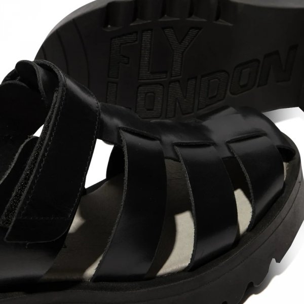 Sandały Fly London MAIE 850 Black Bridle P144850000
